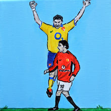 Load image into Gallery viewer, 'The Battle Of Old Trafford' - Martin Keown - Art Print
