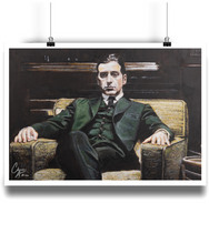 Load image into Gallery viewer, 'Godfather' - Michael Corleone in The Godfather - Art Print
