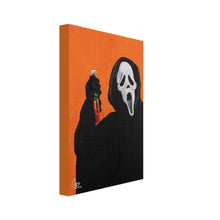 Load image into Gallery viewer, 'What's Your Favourite Scary Movie?' - Ghostface from Scream - Canvas Print