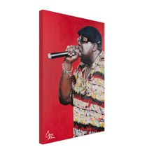 Load image into Gallery viewer, 'Biggie Biggie Biggie' - Biggie Smalls (Notorious B.I.G.) - Canvas Print