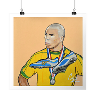 Load image into Gallery viewer, Ronaldo R9 - Art Print - &#39;O Fenômeno&#39;
