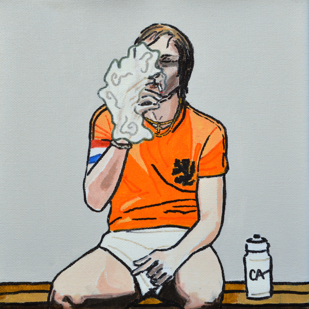 Johan Cruyff - Art Print - 'The Puffing Dutchman'