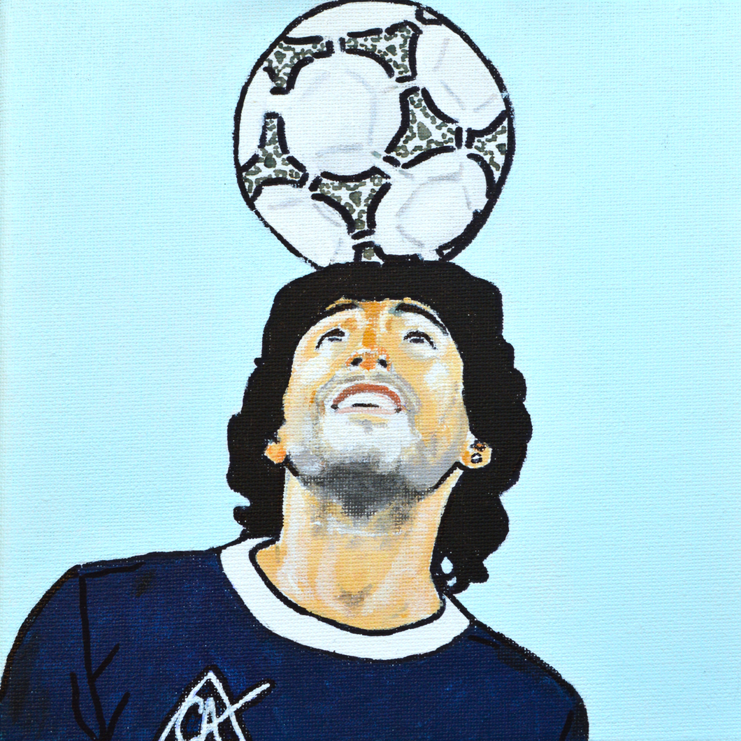 Diego Maradona - Art Print - 'Head Of God'