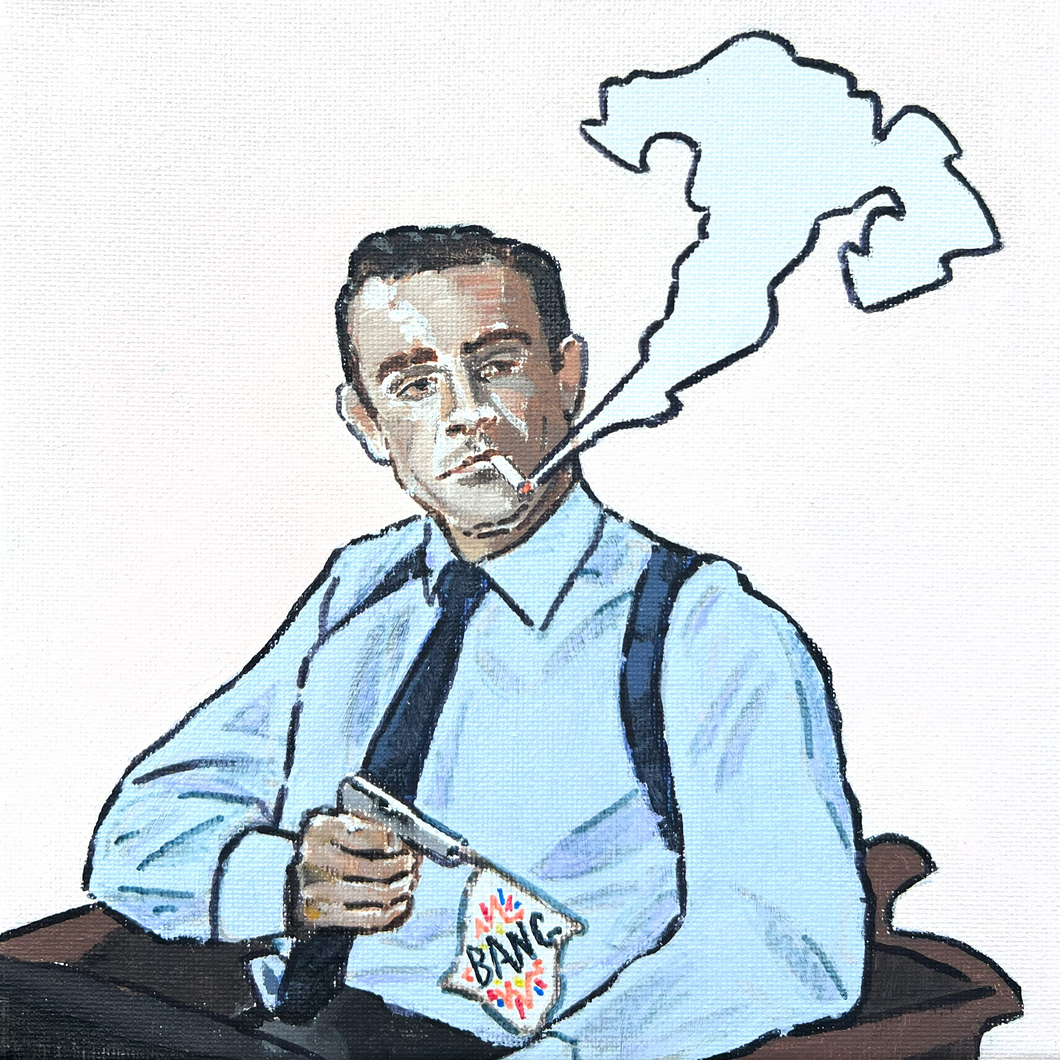 J.Bond - Art Print - Do You Expect Me To Talk?