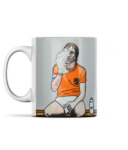 Load image into Gallery viewer, Mug - The Puffing Dutchman - Johan Cruyff
