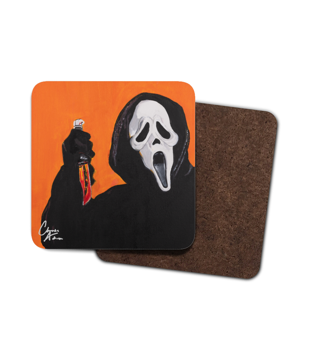 Hello Sidney - Single Hardboard Coaster - Scream