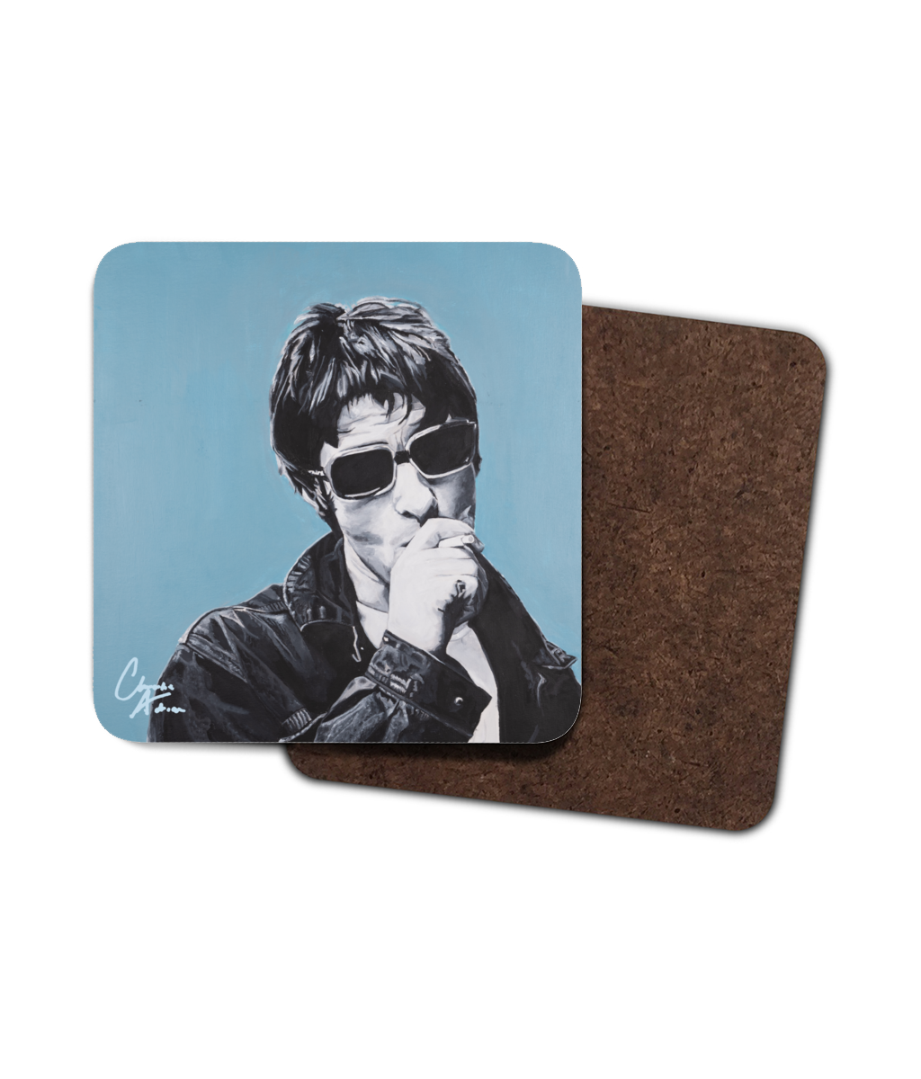 Rock N Roll Star - Single Hardboard Coaster - Liam Gallagher