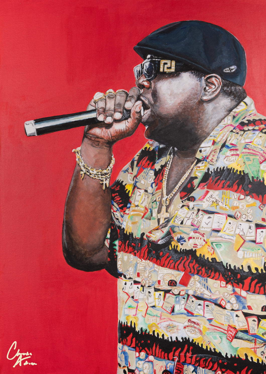 'Biggie Biggie Biggie' - Biggie Smalls (Notorious B.I.G.) - Art Print