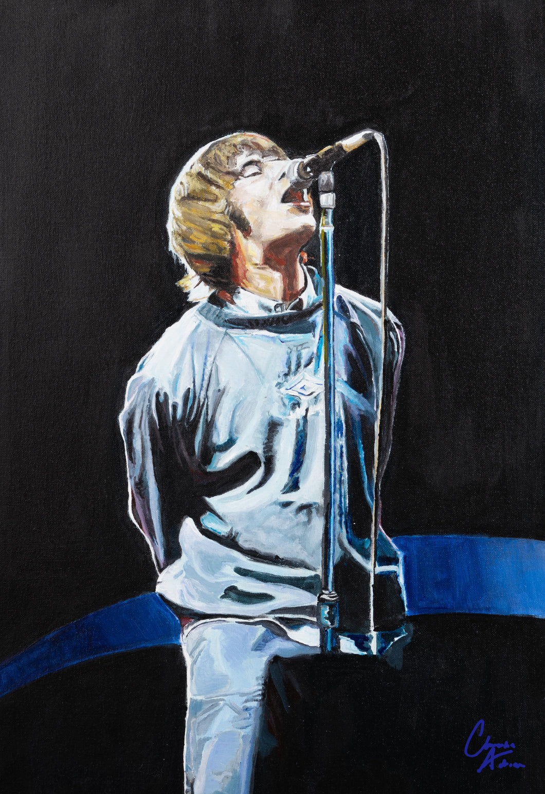 'Rkid' - Liam Gallagher, Oasis - Art Print