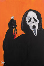 Load image into Gallery viewer, &#39;What&#39;s Your Favourite Scary Movie?&#39; - Ghostface from Scream - Art Print
