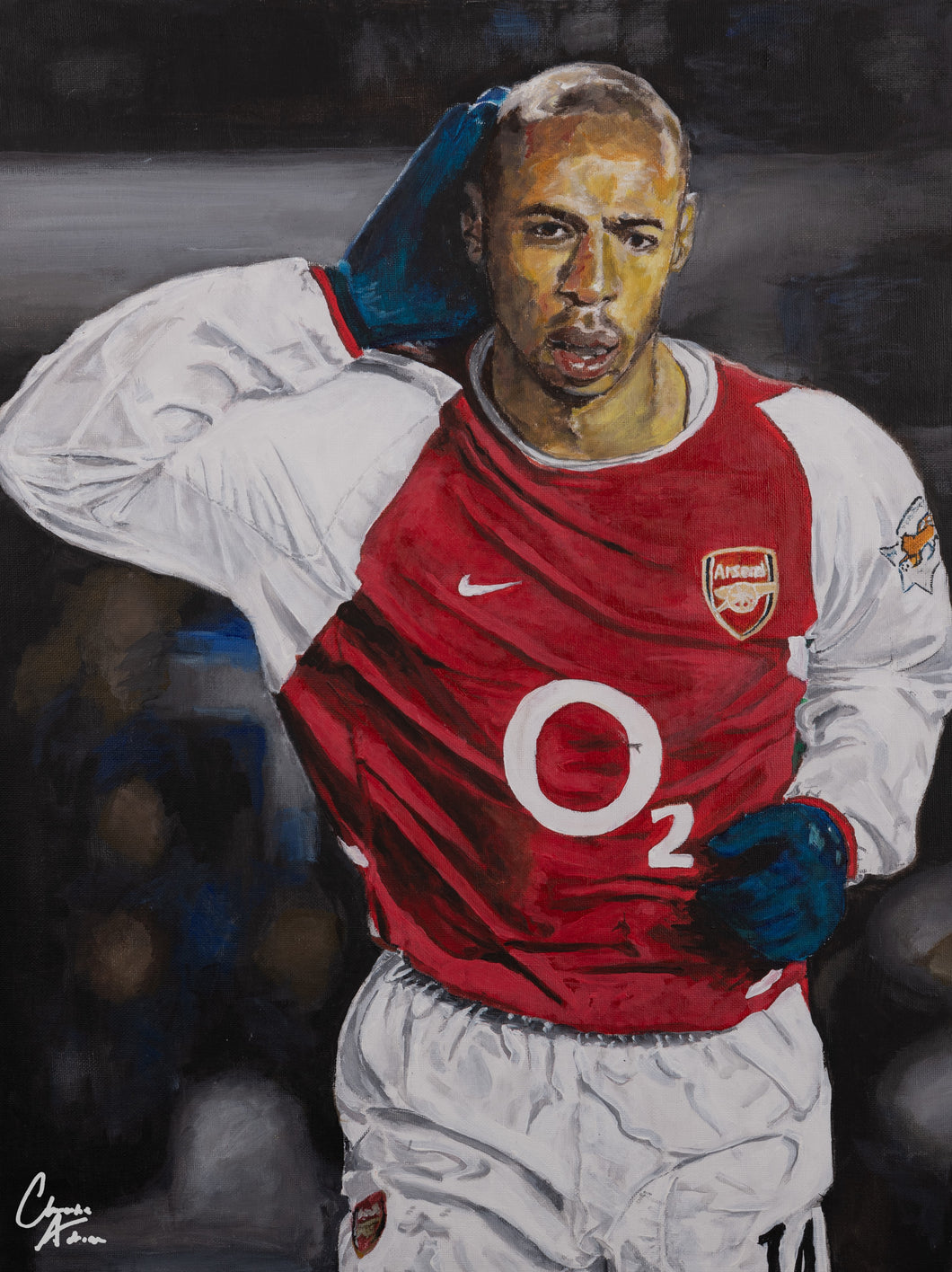 'The King' - Thierry Henry - Art Print