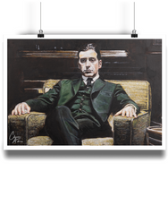 Load image into Gallery viewer, &#39;Godfather&#39; - Michael Corleone in The Godfather - Art Print
