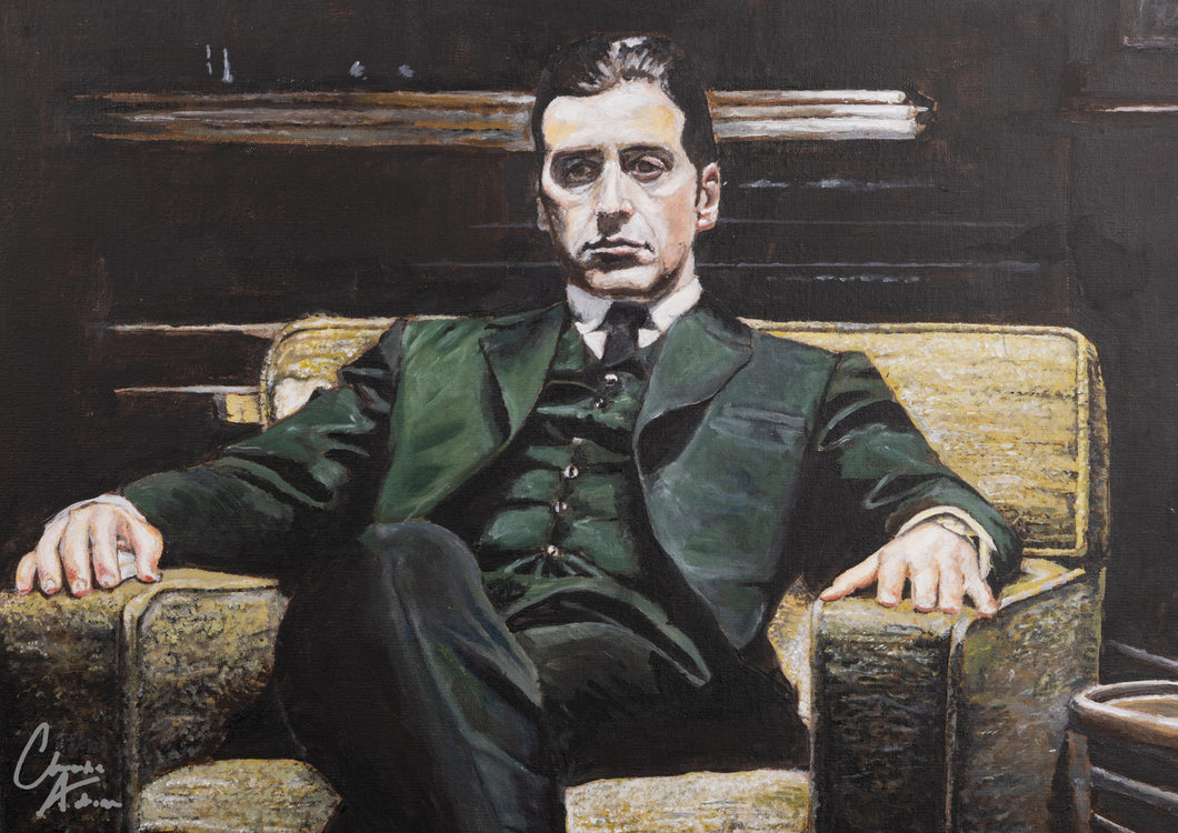 'Godfather' - Michael Corleone in The Godfather - Art Print