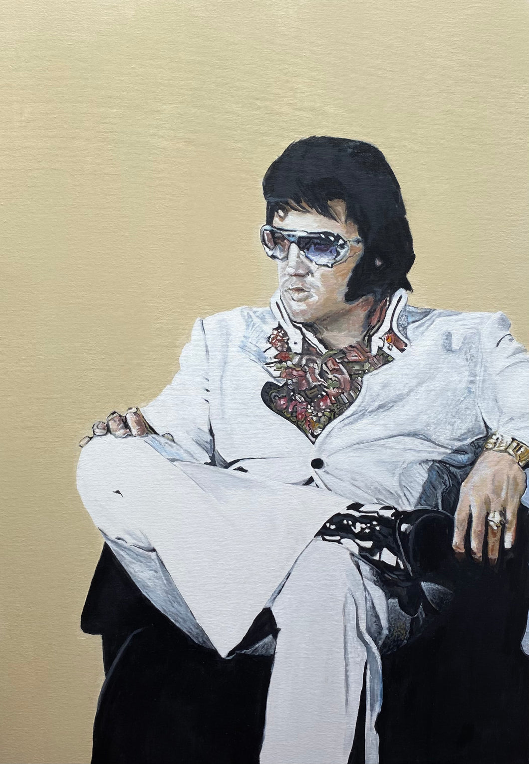 'Taking Care Of Business' - Elvis Presley - Art Print