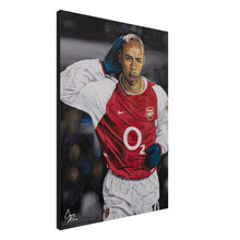 Load image into Gallery viewer, &#39;The King&#39; - Thierry Henry - Canvas Print
