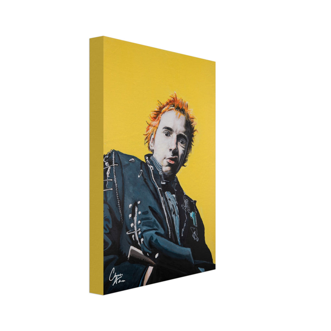 'Rotten!' - Johnny Rotten - Canvas Print