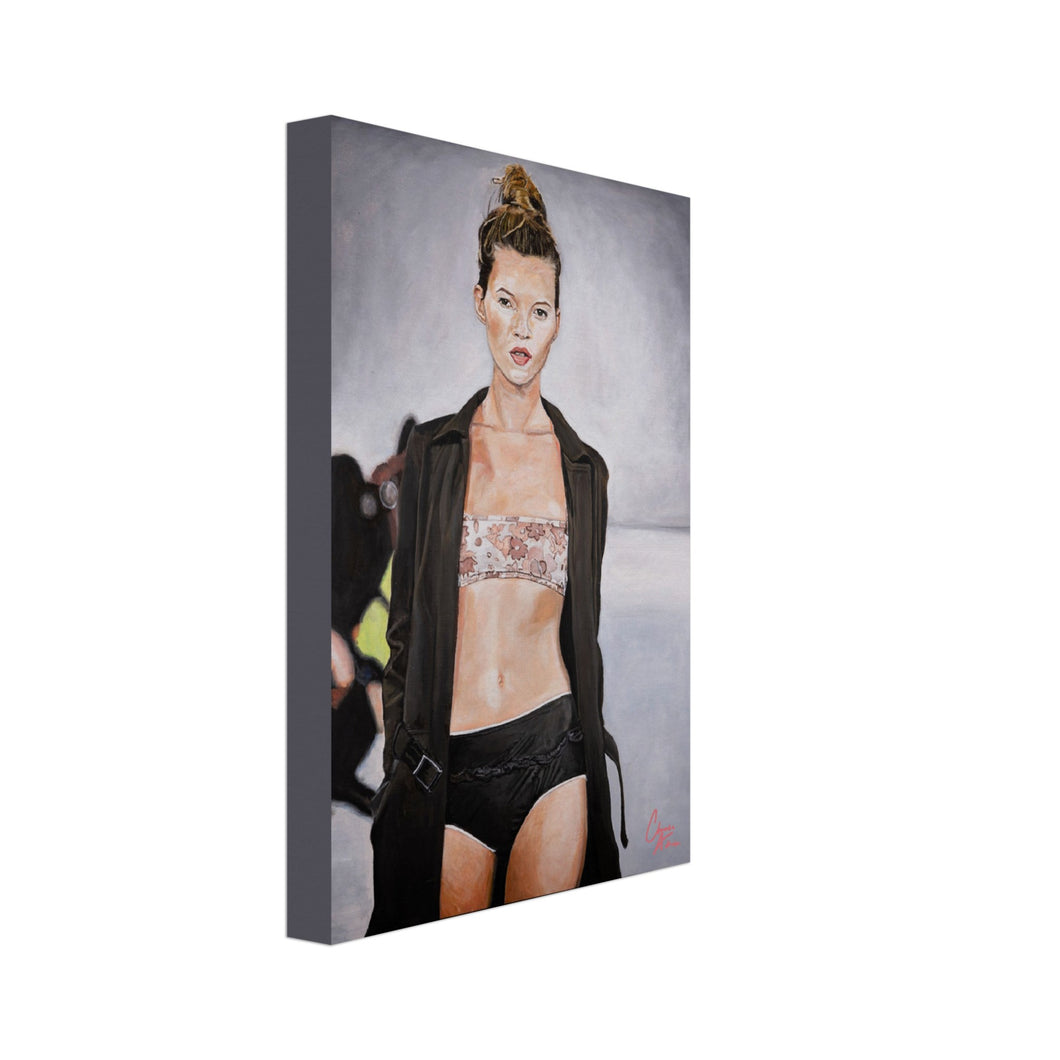 'Never Complain. Never Explain.' - Kate Moss - Canvas Print