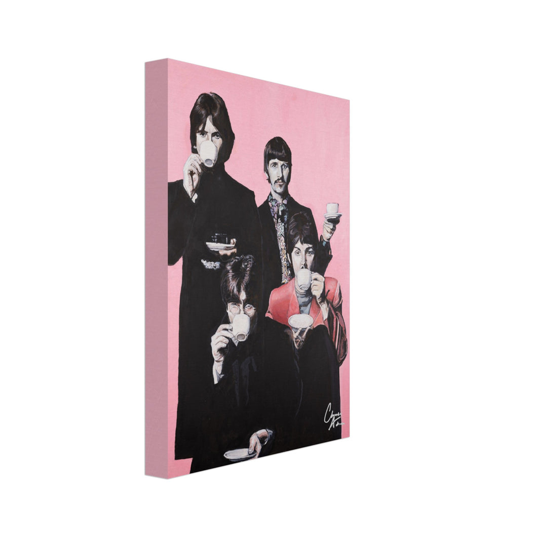 'Let It Tea' - The Beatles - Canvas Print